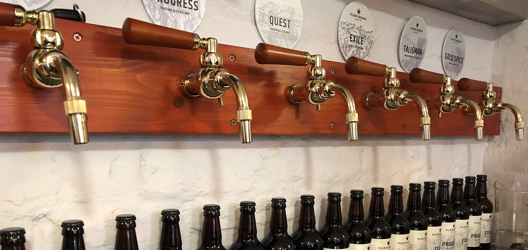 Pilgrim Beers selection