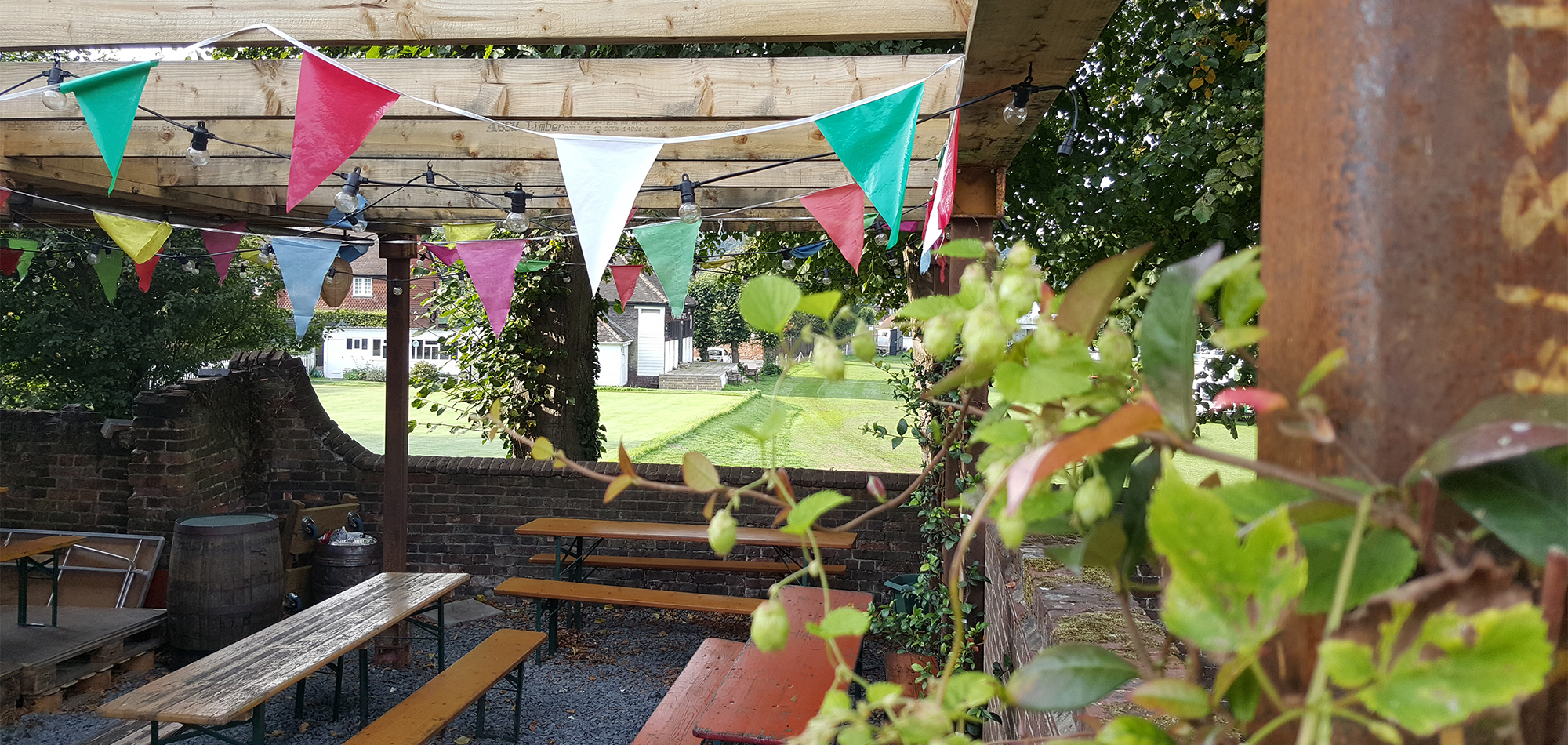 Pilgrim Brewery courtyard